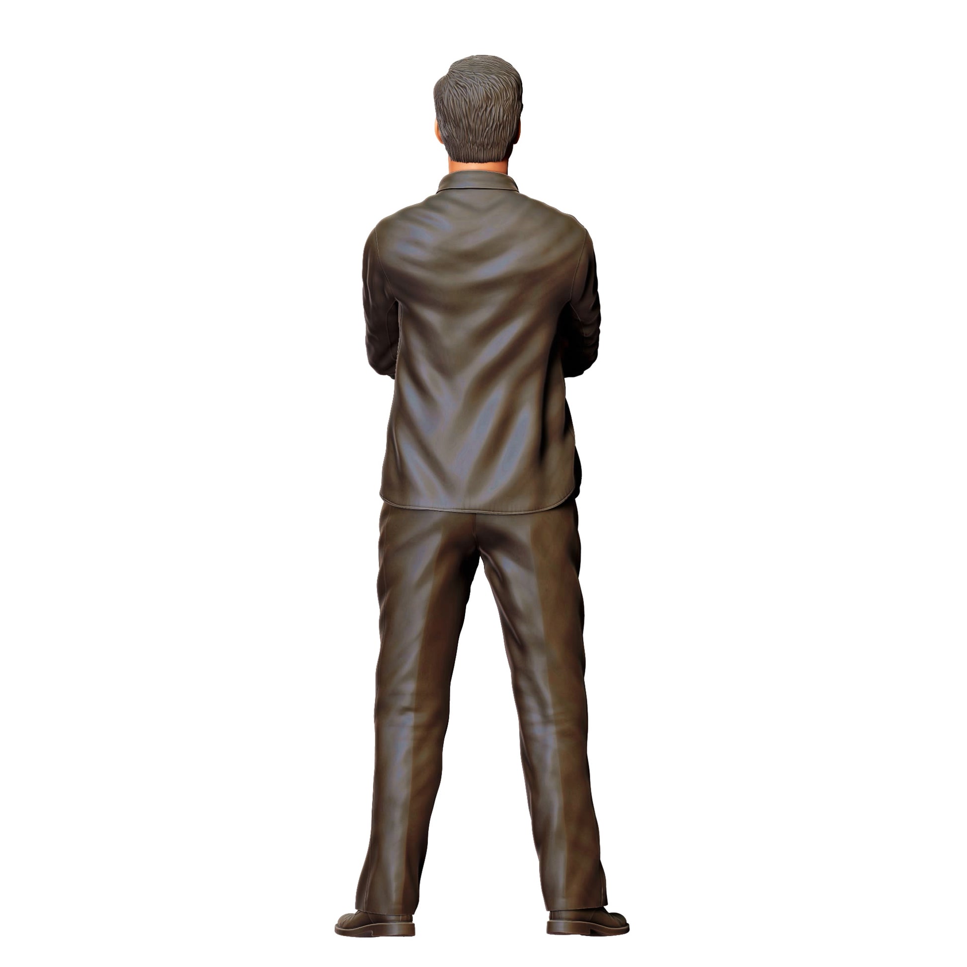 3DP Miniatures 3: Stehende Figur: Person mit verschränkten Armen in Hemd & Hose (Ref. Nr. 472)