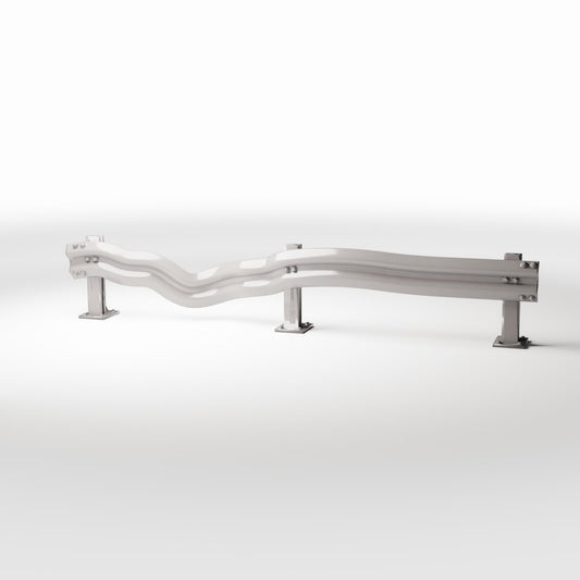 Photo produit pour diorama et modélisme 0 : Route de diorama : glissière de sécurité endommagée (Ref. 1000D)