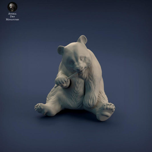 Photo du produit figurine animale Animal Den Miniatures 0 : figurine d’animal sauvage : grand panda (21_12_03)