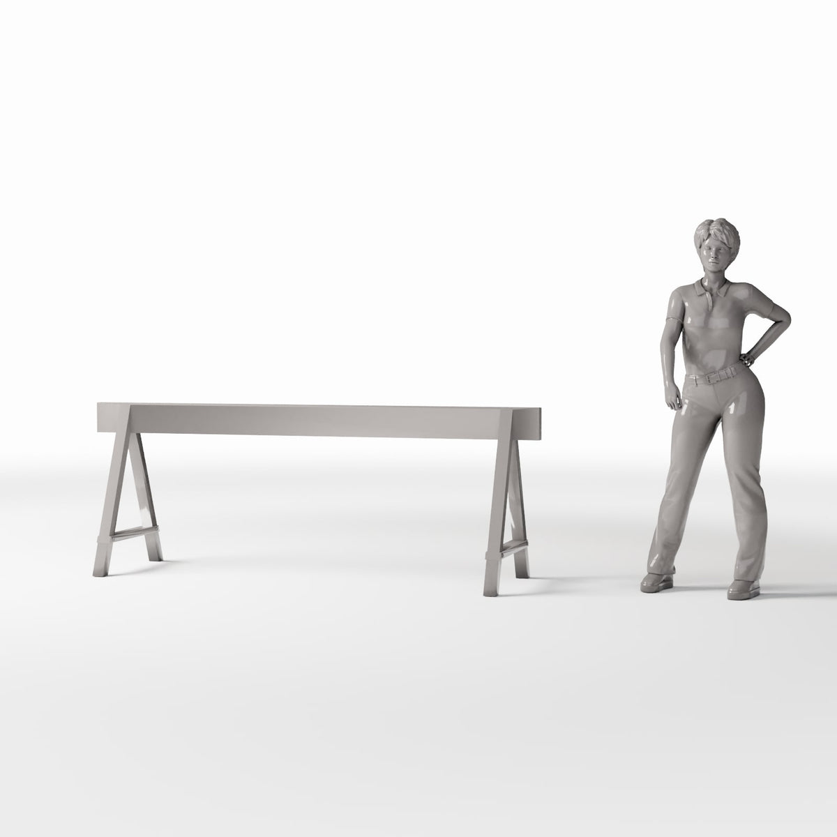 Photo produit pour diorama et modélisme 1 : Diorama route : Barrière routière mobile (Ref. 1055D)