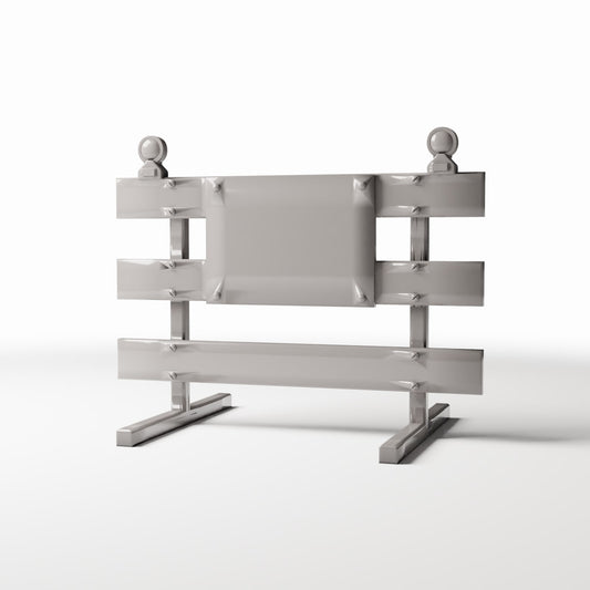 Photo produit pour diorama et modélisme 0 : Diorama de rue : Barrière routière avec feux de signalisation (Ref. 1059D)