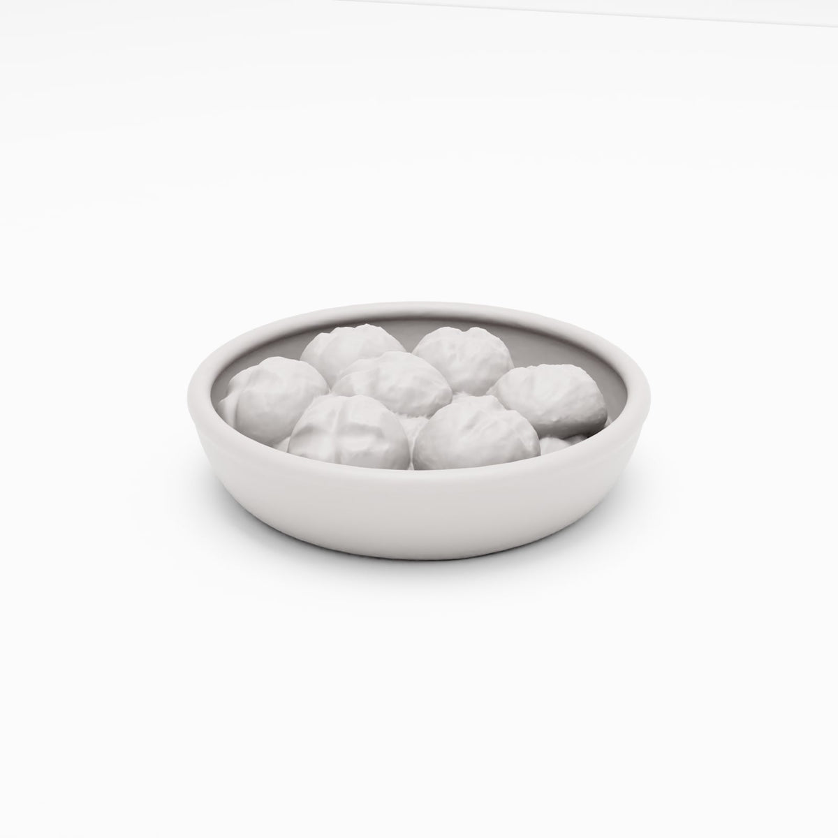 MyPortal 105 2: Diorama Küche: Keramikschale mit Brötchen (Ref. 105D)