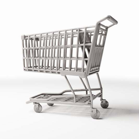 Photo produit pour diorama et modélisme 0 : Diorama de marché : chariot de supermarché (Ref. 1063D)