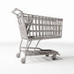Photo produit pour diorama et modélisme 3 : Diorama de marché : chariot de supermarché (Ref. 1063D)