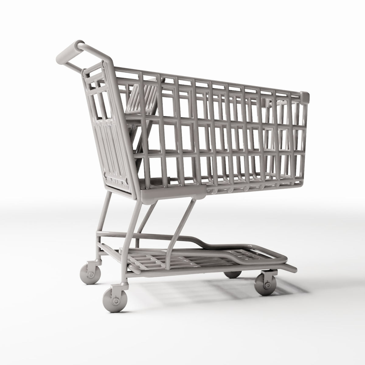 Photo produit pour diorama et modélisme 3 : Diorama de marché : chariot de supermarché (Ref. 1063D)