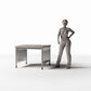 Photo produit pour diorama et modélisme 1 : Mobilier de diorama : petit bureau (Ref. 1070D)