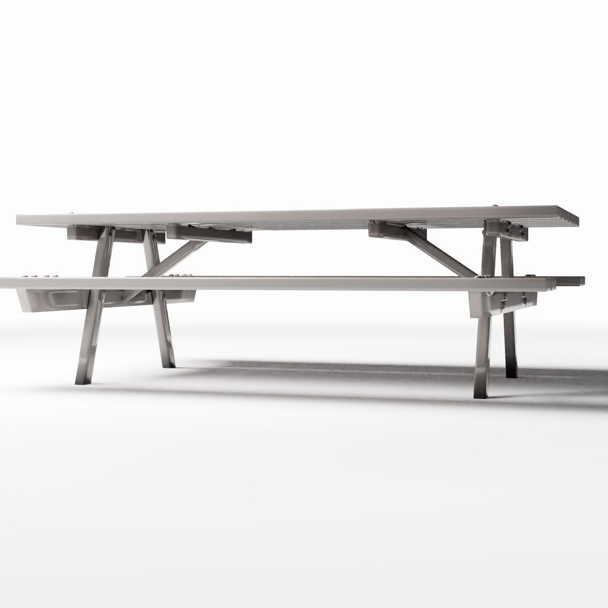 Photo produit pour diorama et modélisme 0 : Diorama de parc : table de pique-nique avec bancs (Ref. 1079D)