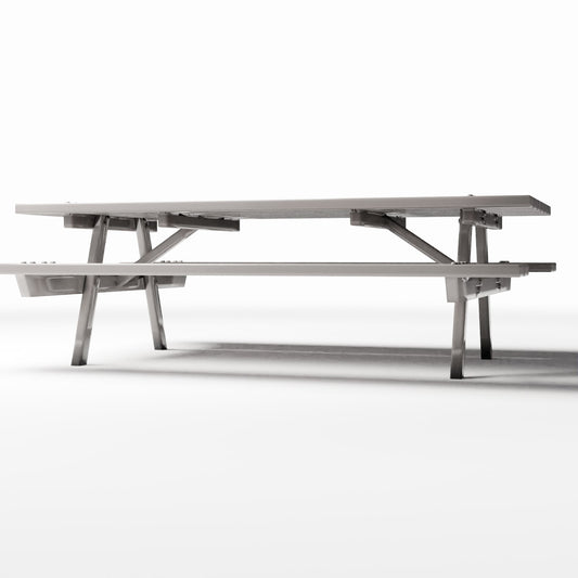 Photo produit pour diorama et modélisme 0 : Diorama de parc : table de pique-nique avec bancs (Ref. 1079D)