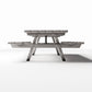 Photo produit pour diorama et modélisme 2 : Diorama de parc : table de pique-nique avec bancs (Ref. 1079D)