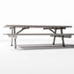 Photo produit pour diorama et modélisme 3 : Diorama de parc : table de pique-nique avec bancs (Ref. 1079D)