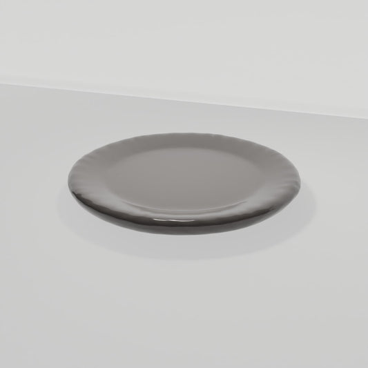 MyPortal 107 0 : Cuisine de diorama : assiette en céramique simple (réf. 107D)