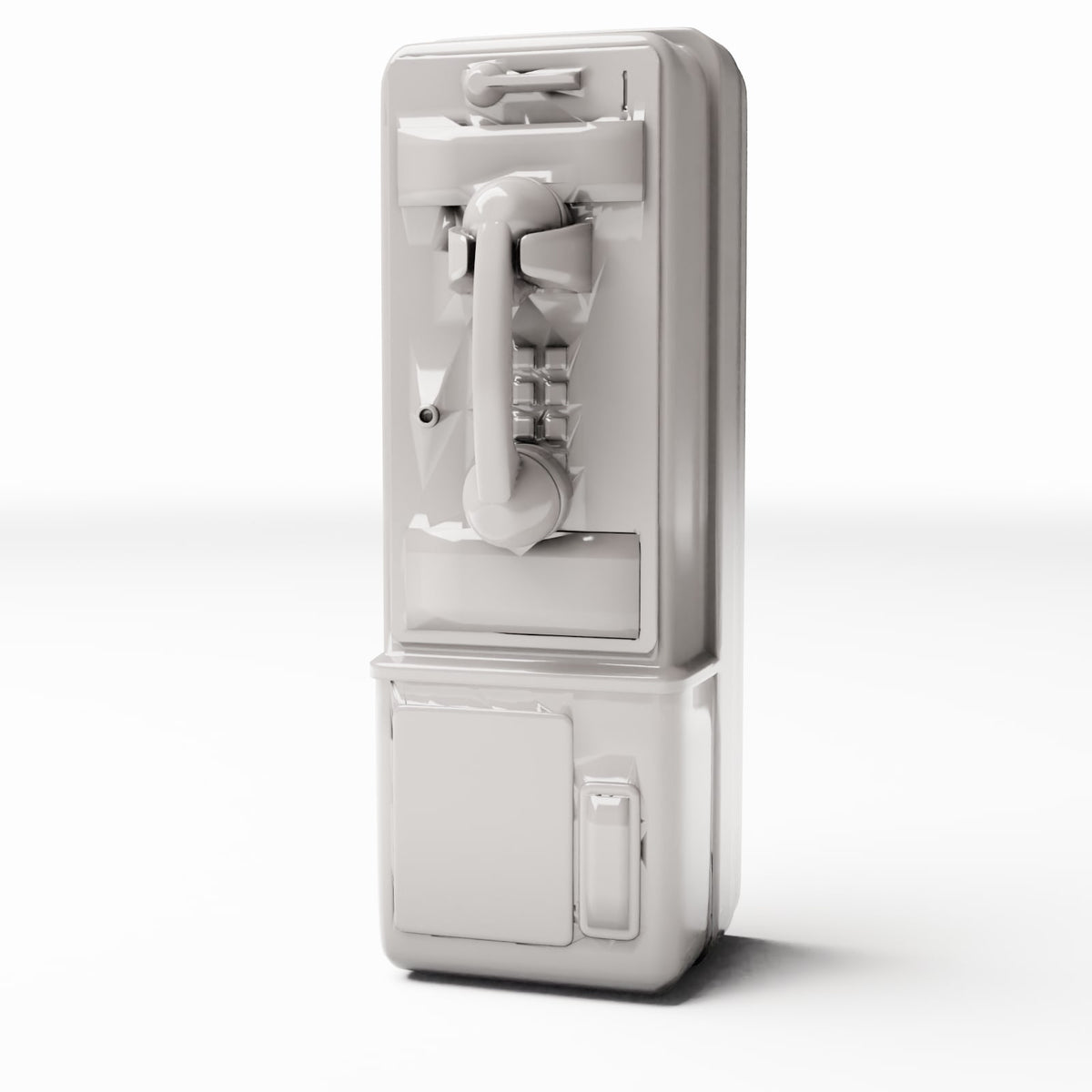 Photo produit pour diorama et modélisme 0 : Diorama de rue : téléphone public avec combiné (Ref. 1088D)
