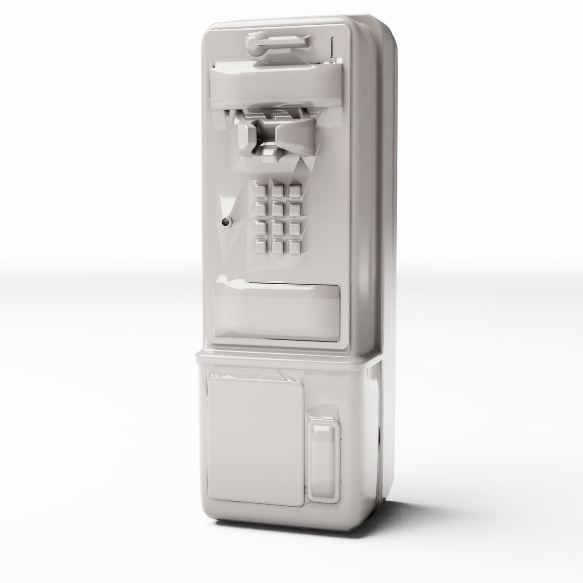 Photo produit pour diorama et modélisme 0 : Diorama urbain : téléphone mural sans combiné (Ref. 1089D)