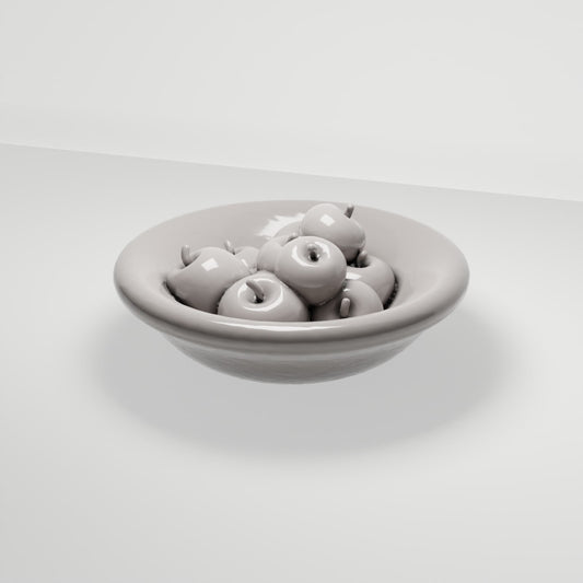 MyPortal 108 0 : Cuisine et table de diorama : coupe de fruits avec pommes (réf. 108D)