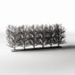 Photo produit pour diorama et modélisme 3 : Plantes pour diorama : rangée d’arbustes ornementaux sans feuilles (Ref. 1094D)