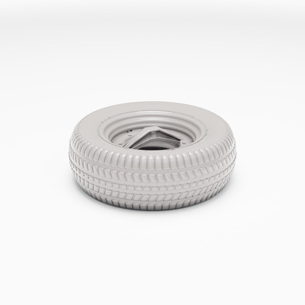 Diorama Modellbau Produktfoto 0: Diorama Werkstatt: Lkw-Ersatzreifen mit Felge (Ref. 1114D)