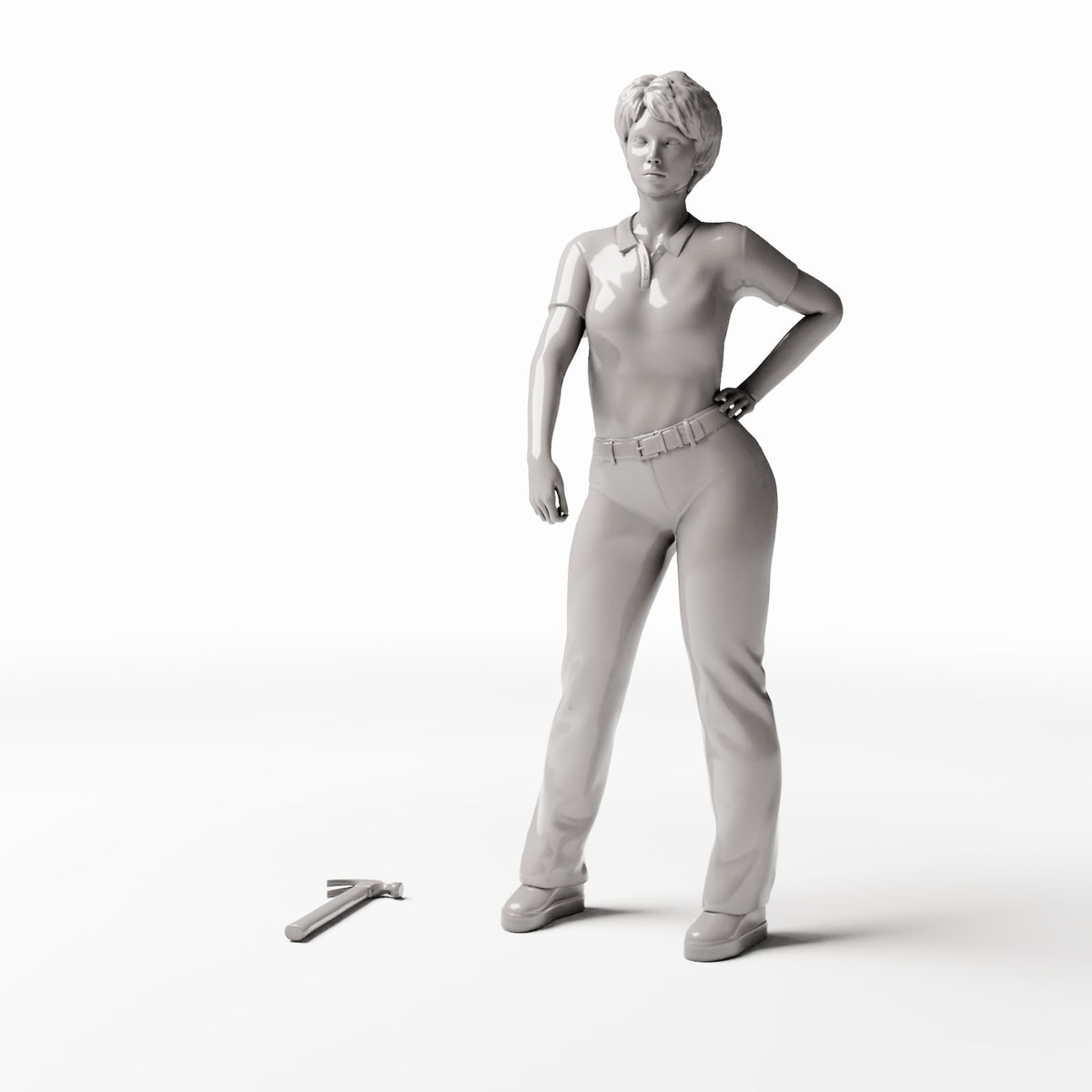 Photo produit pour diorama et modélisme 1 : Atelier de diorama : marteau arrache-clou (Ref. 1118D)