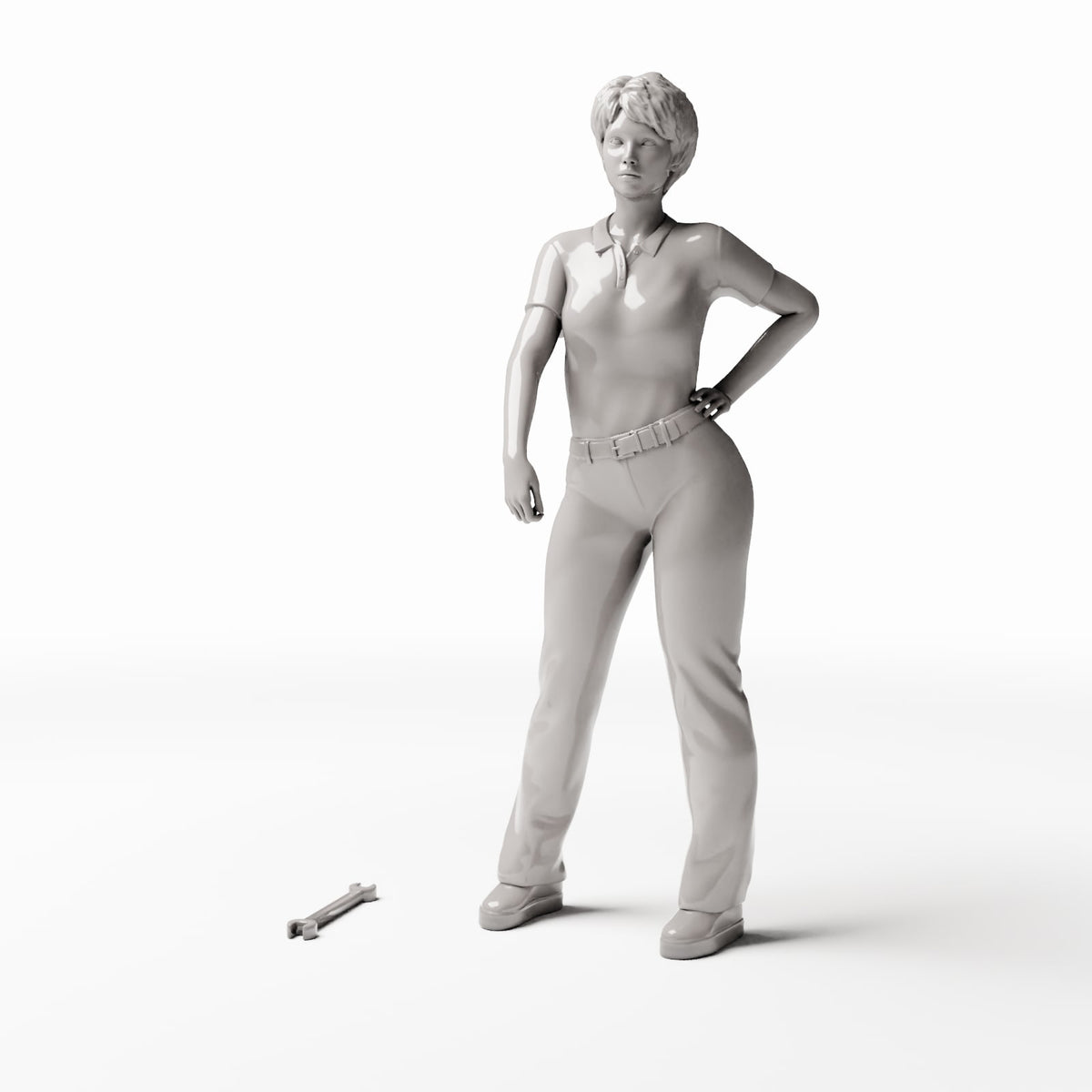 Diorama Modellbau Produktfoto 1: Diorama Werkstatt: Doppelmaulschlüssel (Ref. 1122D)