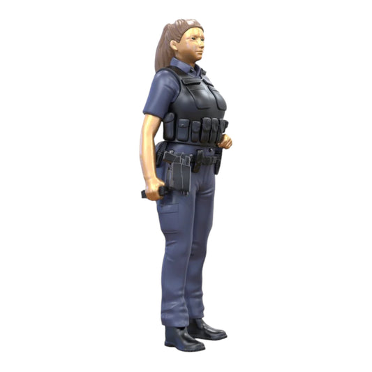 Produktfoto Diorama und Modellbau Miniatur Figur: Polizistin 2