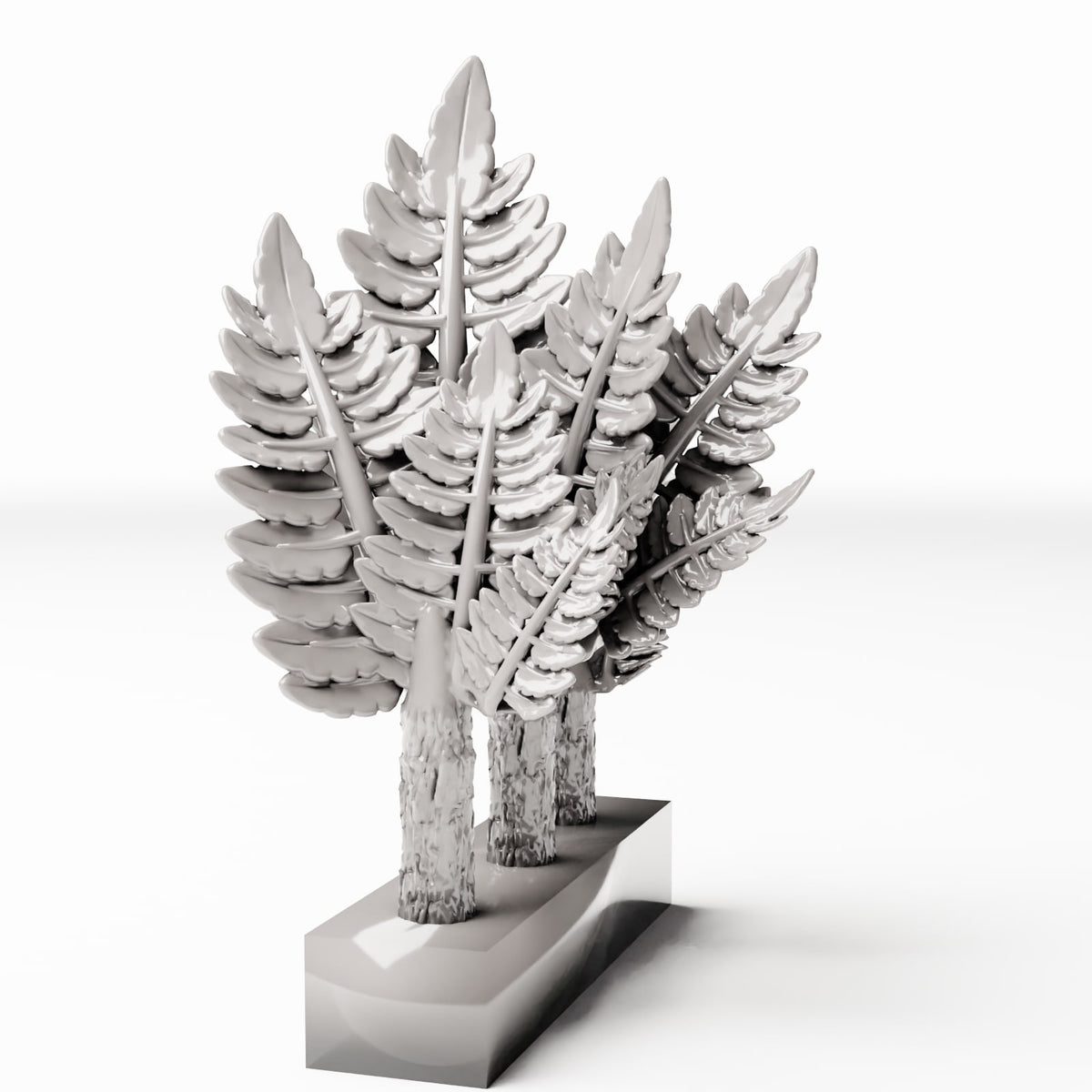 Photo produit pour diorama et modélisme 0 : Plantes pour diorama : fougères en jardinière (Ref. 1186D)
