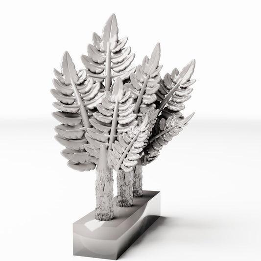 Photo produit pour diorama et modélisme 0 : Plantes pour diorama : fougères en jardinière (Ref. 1186D)