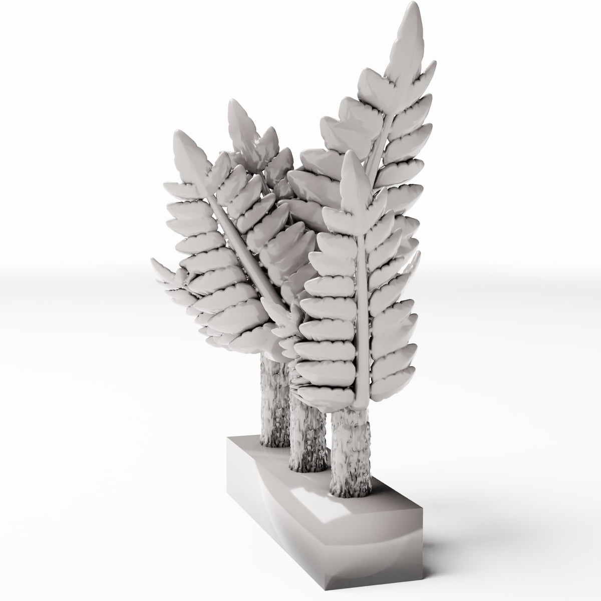 Photo produit pour diorama et modélisme 3 : Plantes pour diorama : fougères en jardinière (Ref. 1186D)