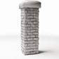 Photo produit pour diorama et modélisme 3 : Bâtiment de diorama : pilier bas en briques (Ref. 1199D)