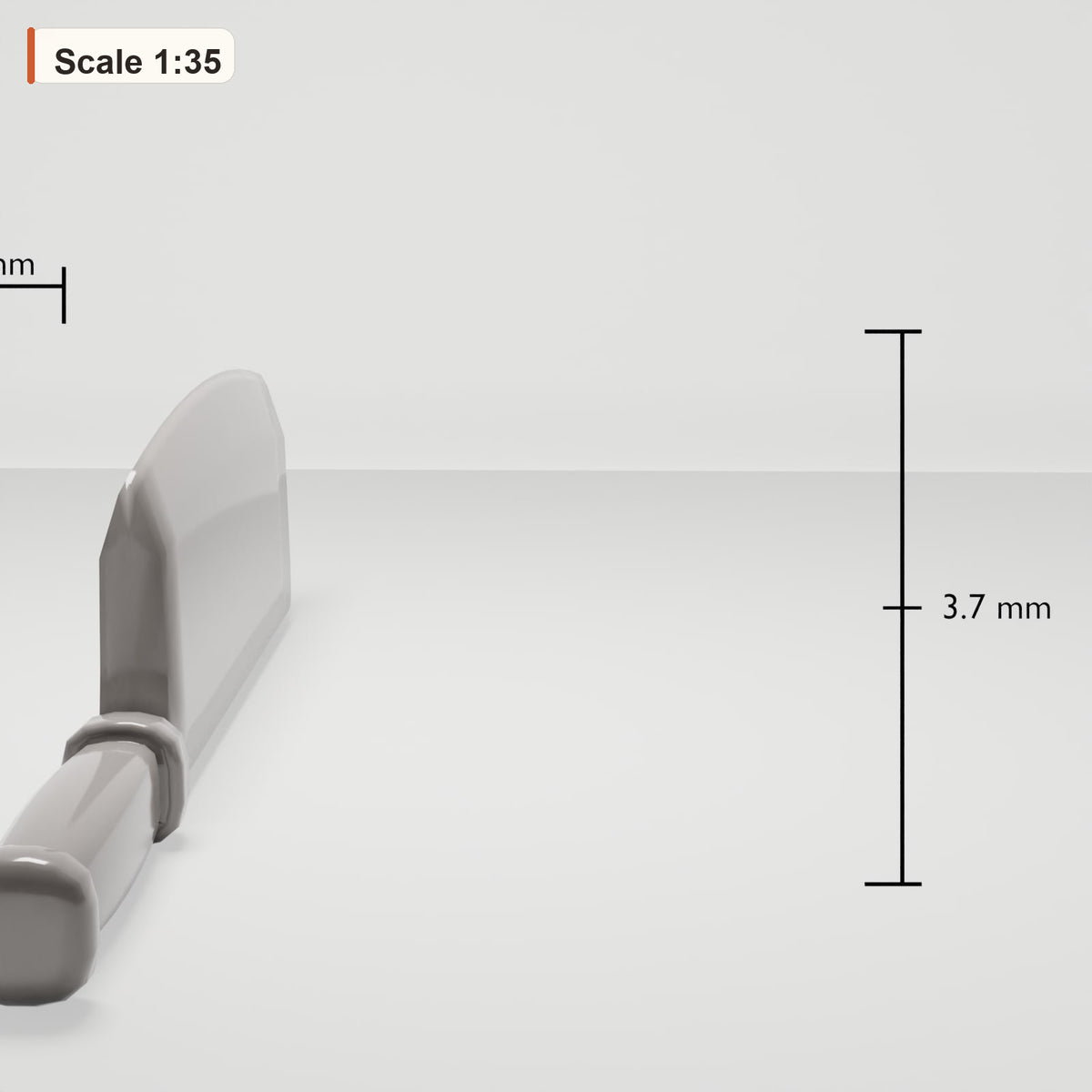 MyPortal 119 1: Diorama Küche: Küchen-Hackmesser (Ref. 119D)