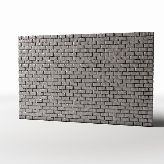 Photo produit pour diorama et modélisme 0 : Bâtiment de diorama : haut mur de briques intact (Ref. 1200D)