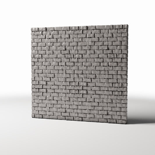 Photo produit pour diorama et modélisme 0 : Bâtiment de diorama : mur de briques intact (Ref. 1201D)