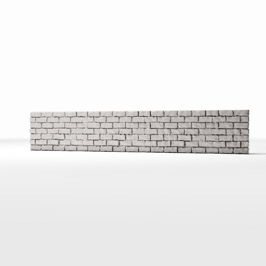 Photo produit pour diorama et modélisme 0 : Bâtiment de diorama : mur bas en briques (Ref. 1203D)