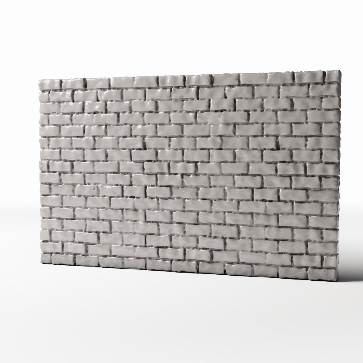Photo produit pour diorama et modélisme 0 : Bâtiment de diorama : mur de briques intact, large (Ref. 1206D)