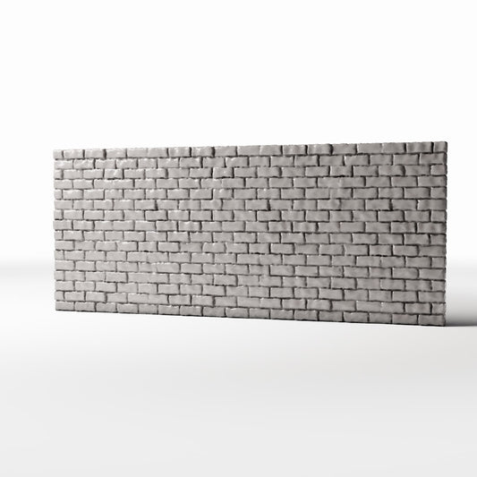 Photo produit pour diorama et modélisme 0 : Bâtiment de diorama : mur de briques intact (Ref. 1207D)