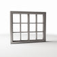 Photo produit pour diorama et modélisme 3 : Bâtiments de diorama : fenêtre standard à 12 carreaux (Ref. 1216D)