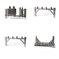 Photo produit de modélisme de diorama 0 : infrastructure de diorama : mât en béton avec transformateur de puissance en kit (réf. 1231D)