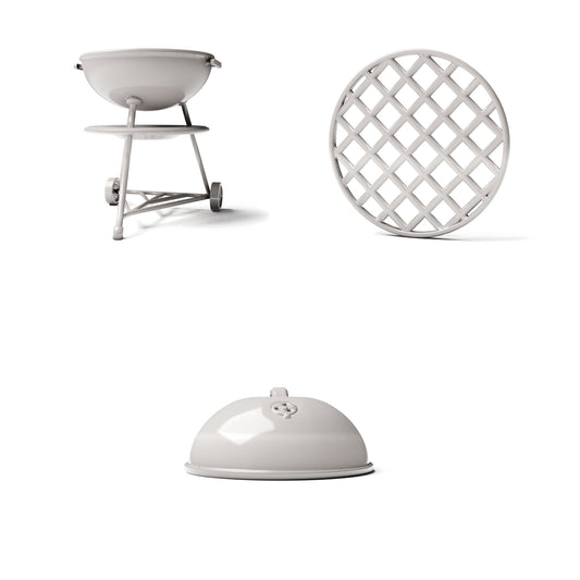 Photo produit de modélisme de diorama 0 : diorama de jardin : barbecue boule avec grille (réf. 1254D)