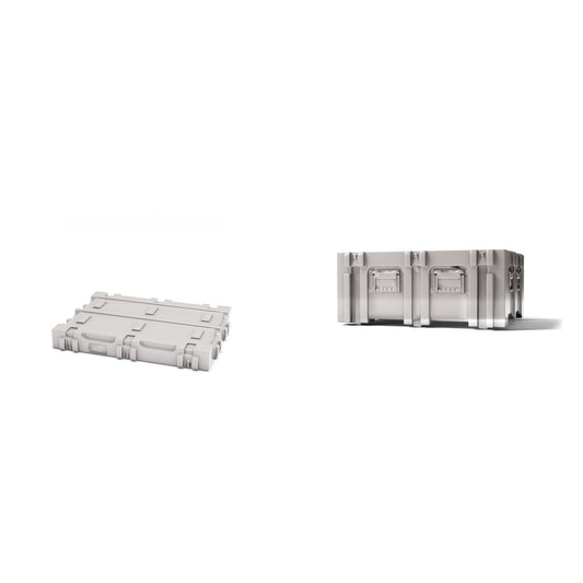 Photo de produit de modélisme de diorama 0 : Diorama stockage et transport : caisse militaire type D08 en kit (réf. 1277D)