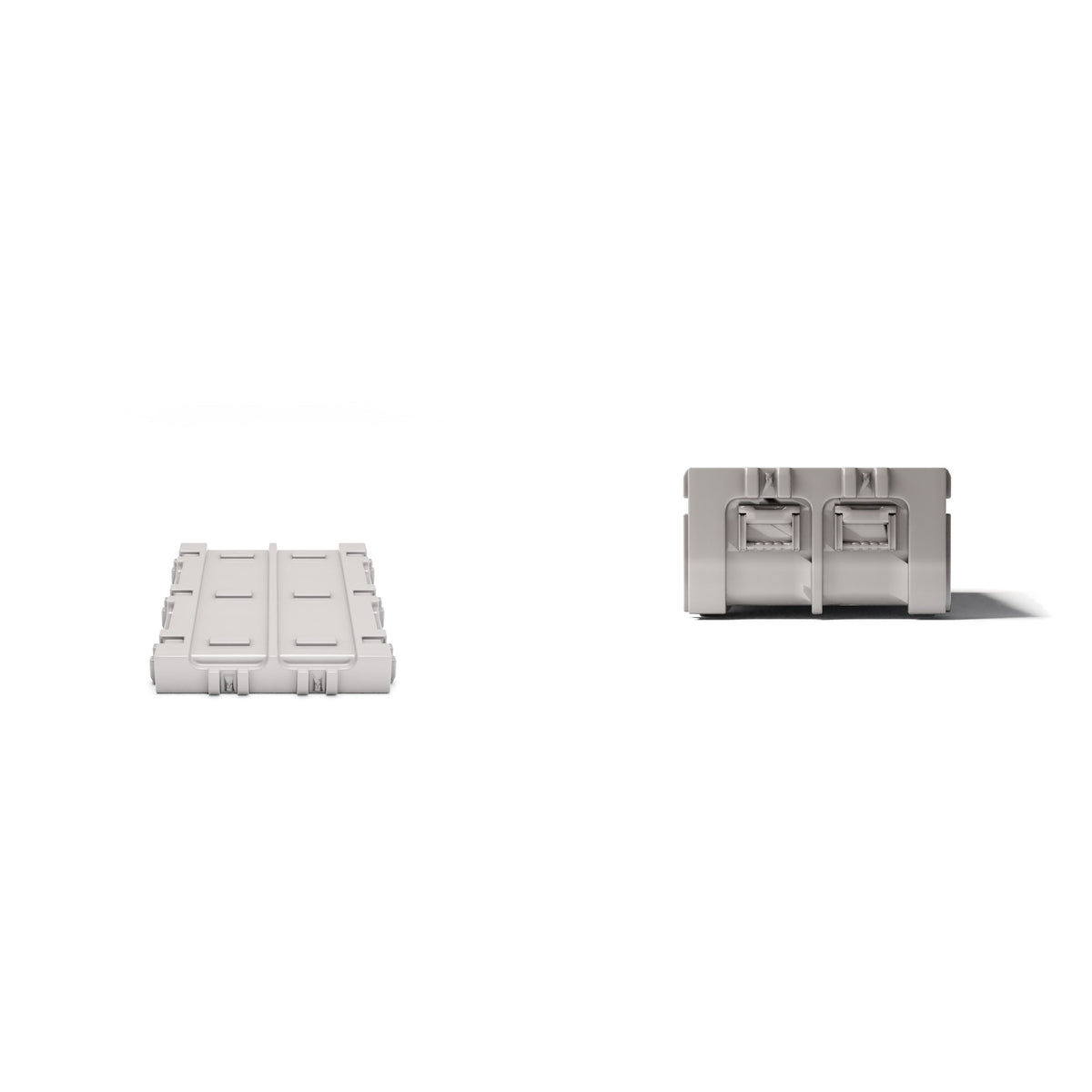 Photo de produit de modélisme de diorama 2 : diorama de stockage et de transport, caisse militaire de type D08 à assembler (réf. 1277D)