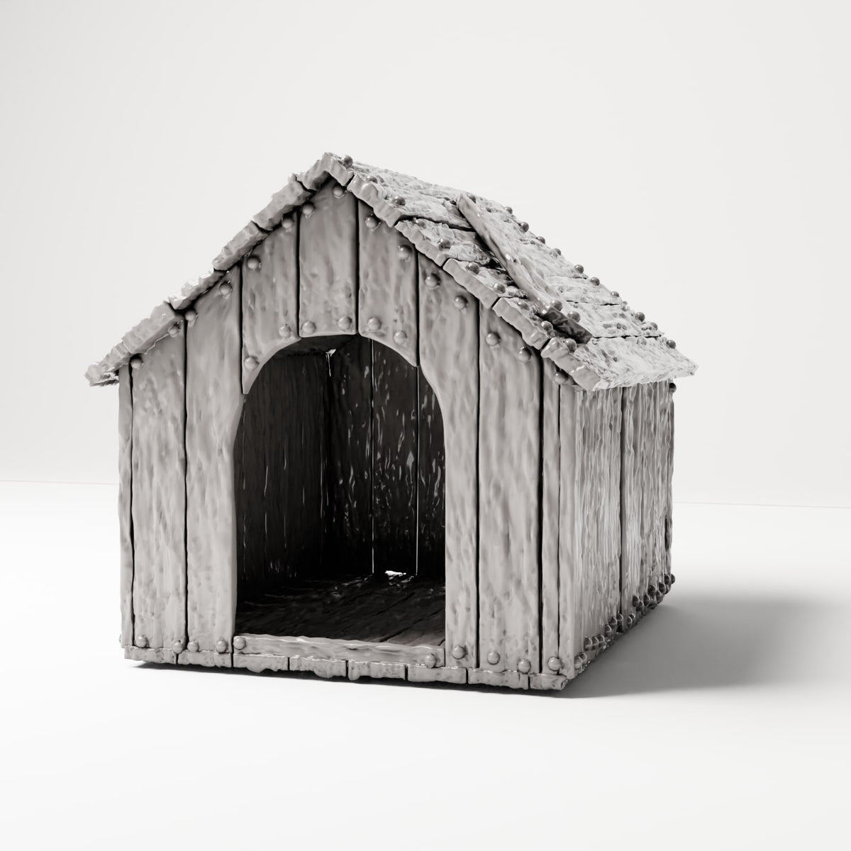 MyPortal 127 0 : terrain de diorama : niche pour chien vieillie (réf. 127D)