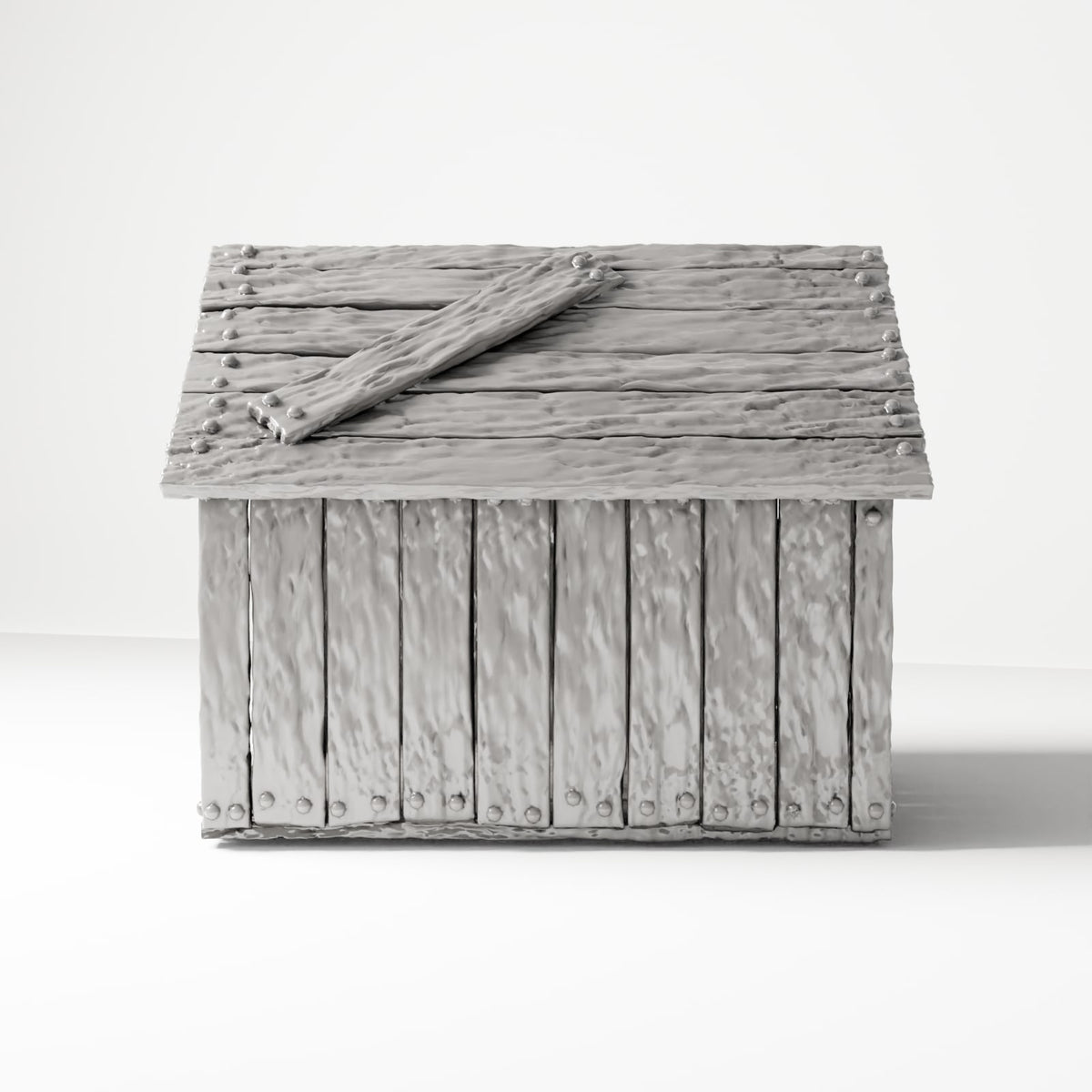 MyPortal 127 2: Diorama Gelände: Verwittertes Hundehaus (Ref. 127D)