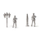 Photo produit de modélisme de diorama 1 : infrastructure de diorama : lampadaire antique triple en kit (réf. 1292D)