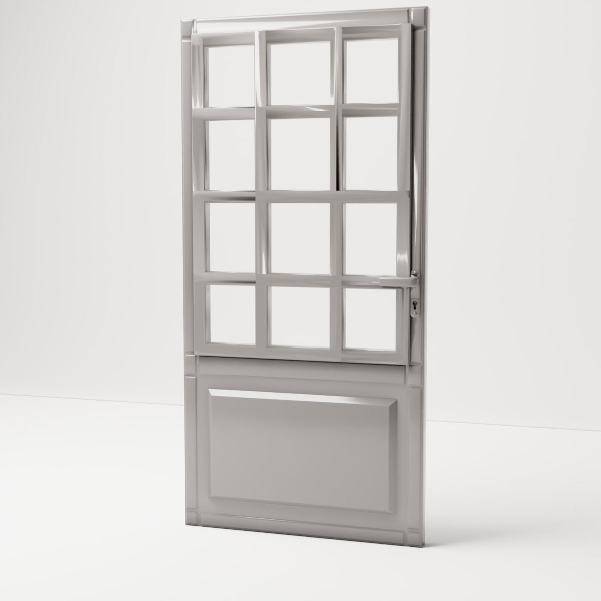 MyPortal 129 0 : détails de bâtiment pour diorama : porte classique avec fenêtre à croisillons (réf. 129D)