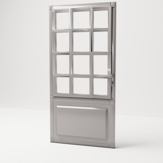 MyPortal 129 0 : détails de bâtiment pour diorama : porte classique avec fenêtre à croisillons (réf. 129D)