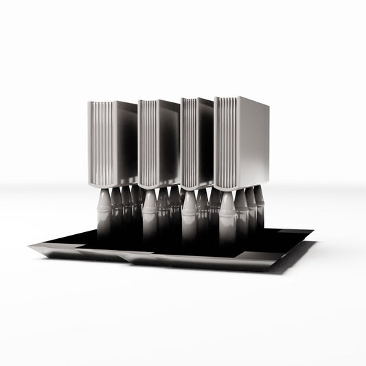 Photo produit pour diorama et modélisme 0 : Mobilier de diorama : pile de livres avec supports, meuble miniature (Ref. 1315D)