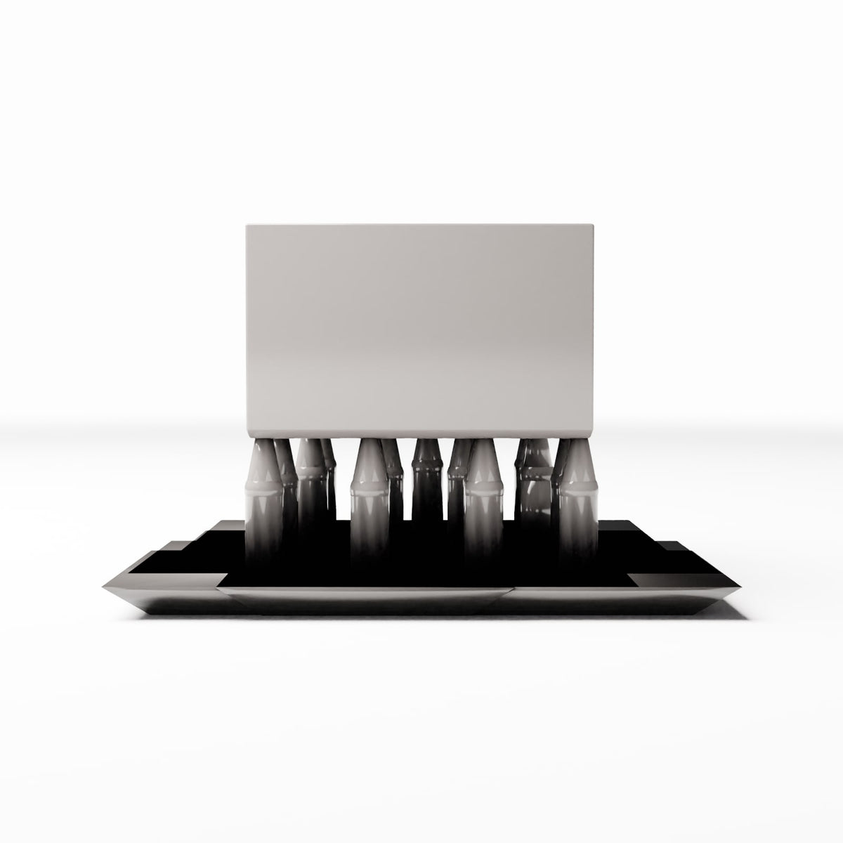 Photo produit pour diorama et modélisme 2 : Mobilier de diorama : pile de livres avec supports, meuble miniature (Ref. 1315D)