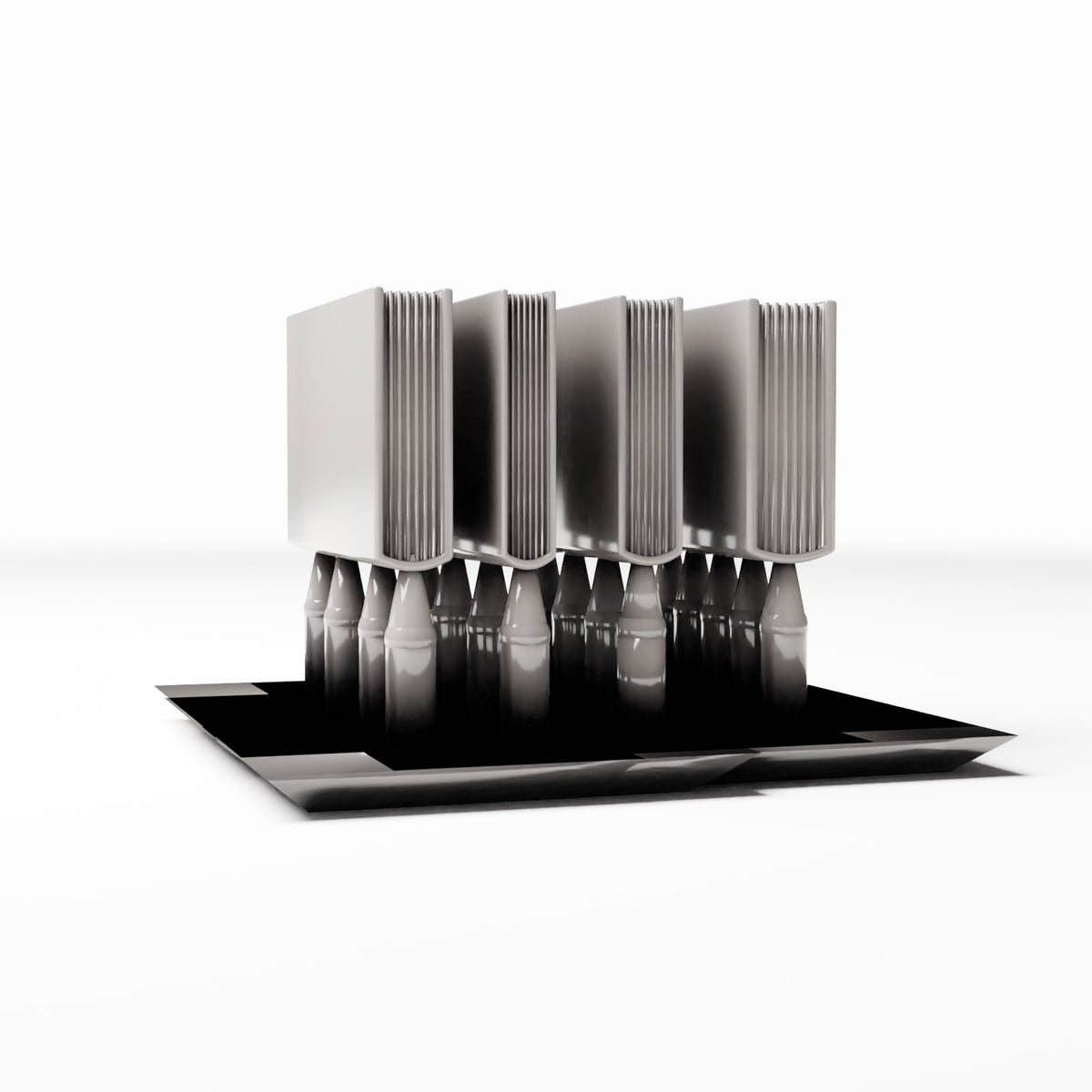 Photo produit pour diorama et modélisme 3 : Mobilier de diorama : pile de livres avec supports, meuble miniature (Ref. 1315D)