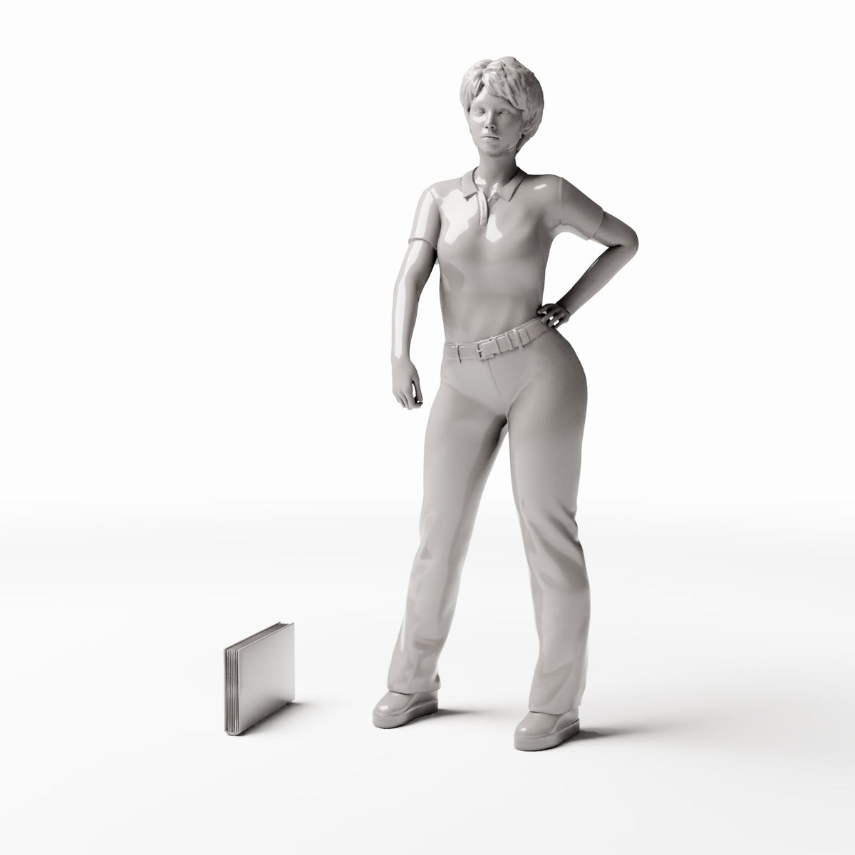Photo produit pour diorama et modélisme 1 : Mobilier de diorama : livre posé debout pour étagères miniatures (Ref. 1316D)