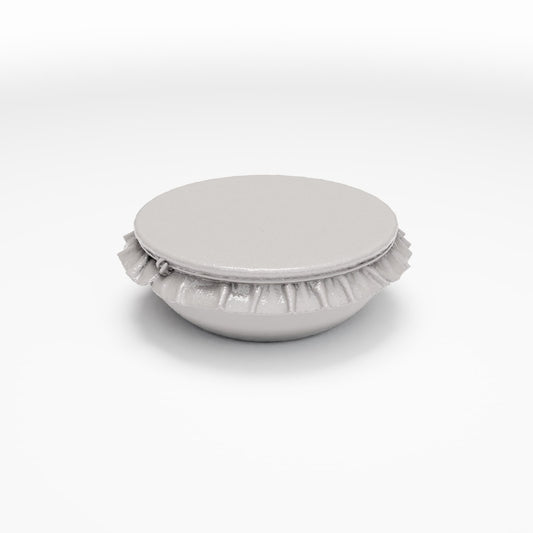 Photo produit pour diorama et modélisme 0 : Cuisine de diorama : bol miniature en terre cuite avec couvercle (Ref. 1353D)