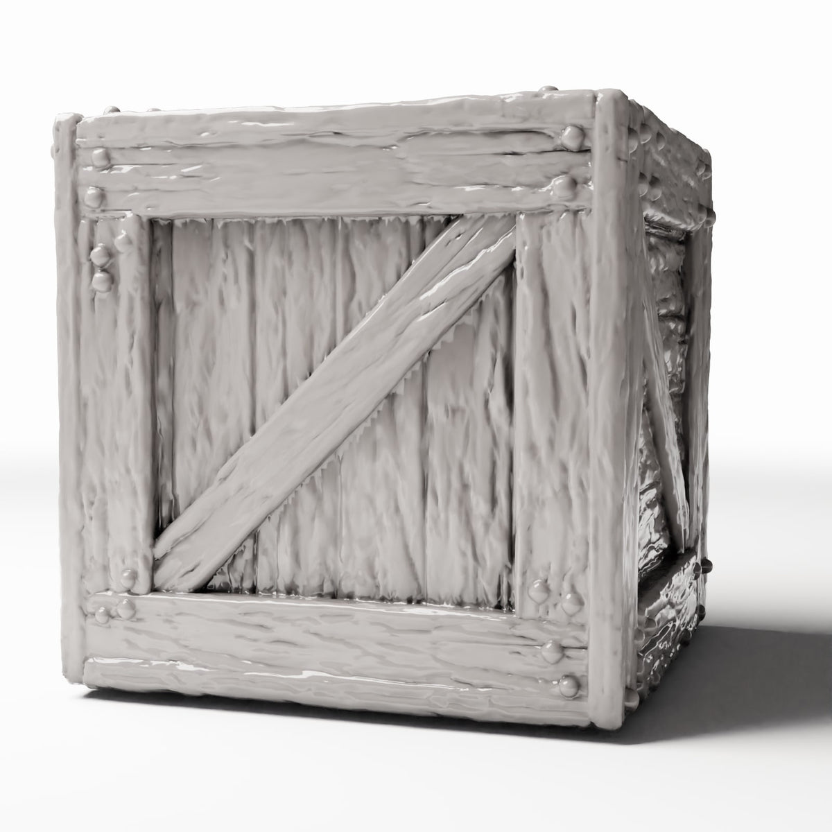 Photo produit pour diorama et modélisme 0 : Accessoires de diorama : caisse miniature rustique (Ref. 1369D)