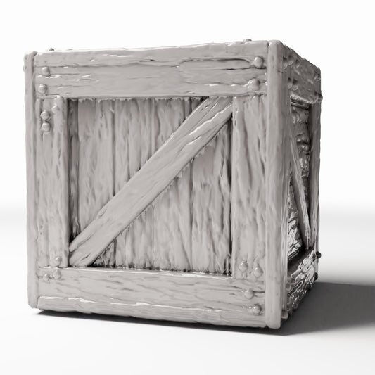 Photo produit pour diorama et modélisme 0 : Accessoires de diorama : caisse miniature rustique (Ref. 1369D)